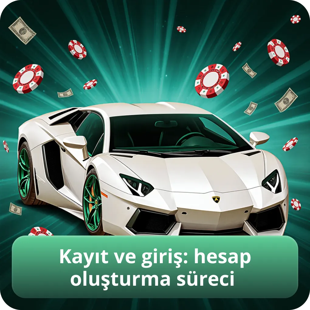 Kayıt ve giriş: hesap oluşturma süreci